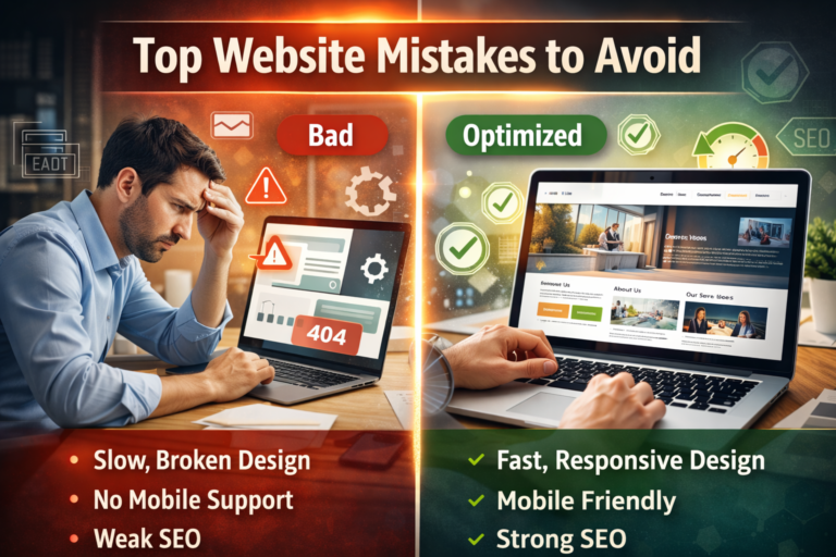Top Mistakes to Avoid When Creating a Business Website