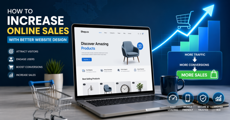 How to Increase Online Sales with Better Website Design (Complete Guide 2026)