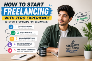 How to Start Freelancing with Zero Experience (Step-by-Step Guide for Beginners)