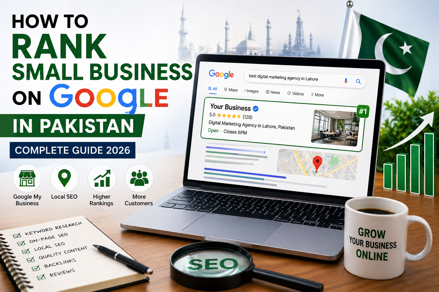 Rank a Small Business on Google in Pakistan