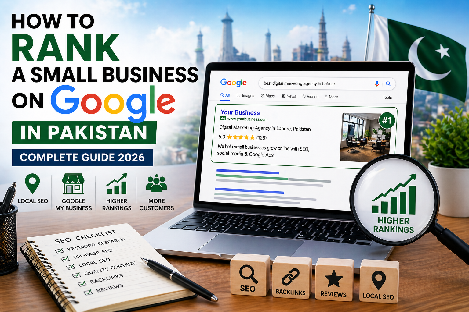 How to rank small businesss on google 
