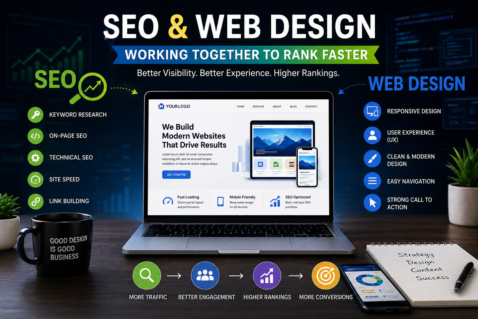  SEO and Web Design Work