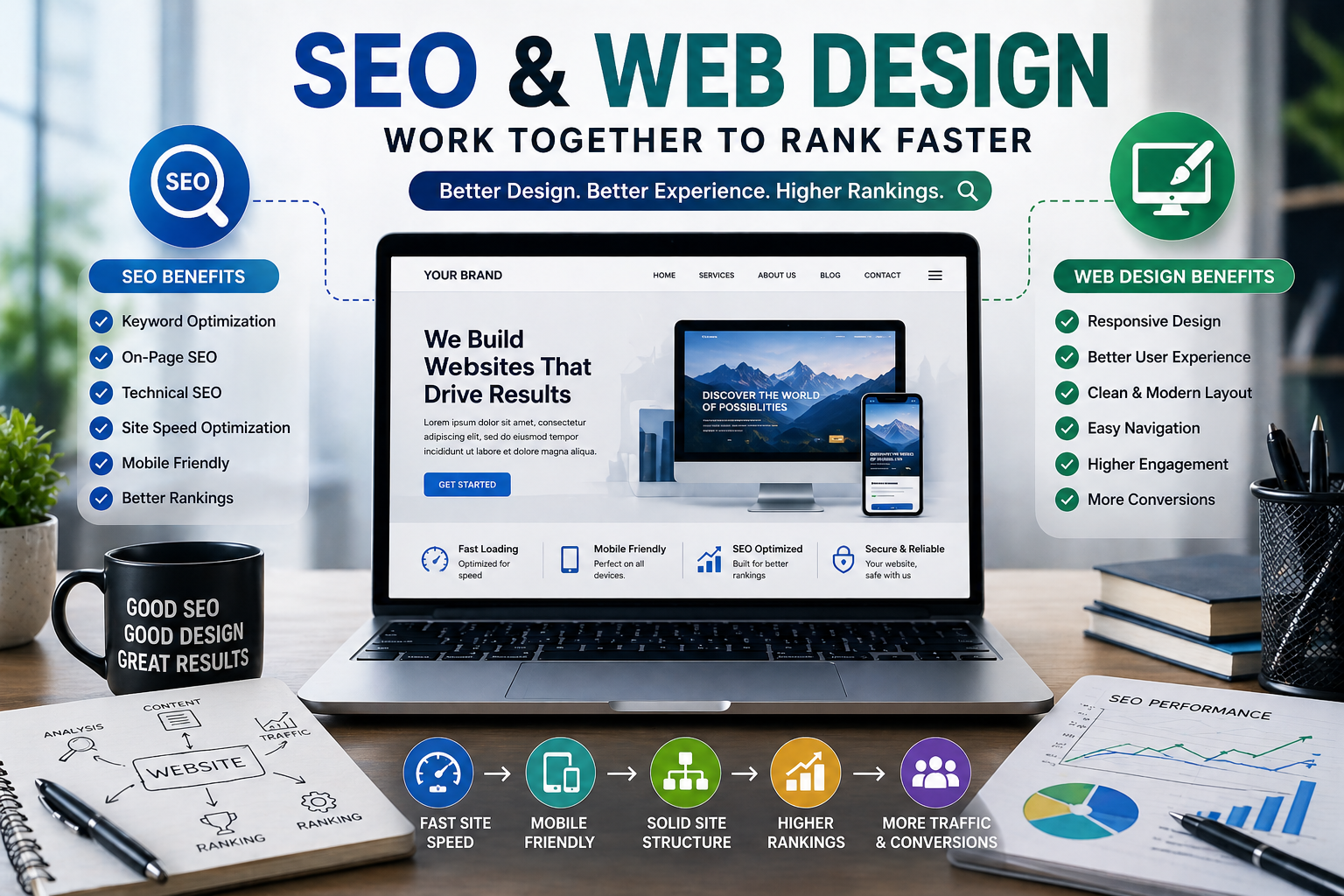  SEO and Web Design Work