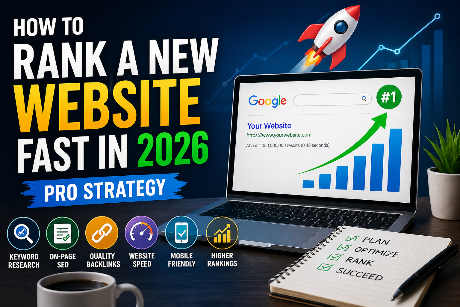 How to Rank a New Website Fast in 2026