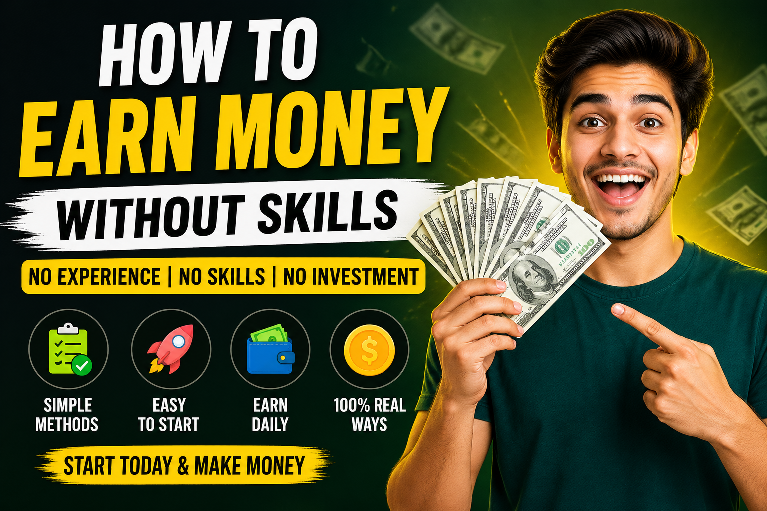 How to Make Money Online Without Skills or Investment in 2026: A Complete Beginner Guide