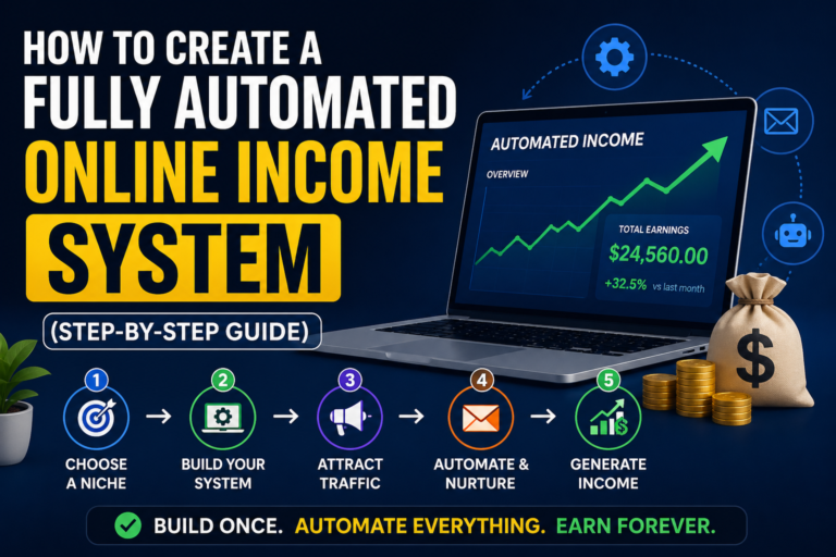 How to Create a Fully Automated Online Income System (Step-by-Step Guide)