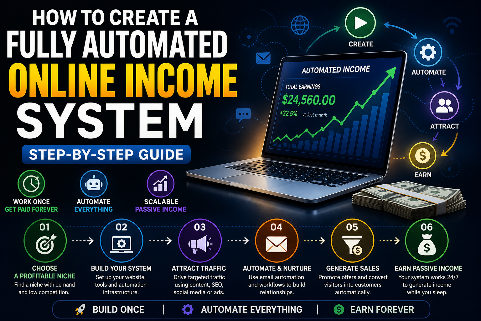 How to Create a Fully Automated Online Income System FULL GUIDE