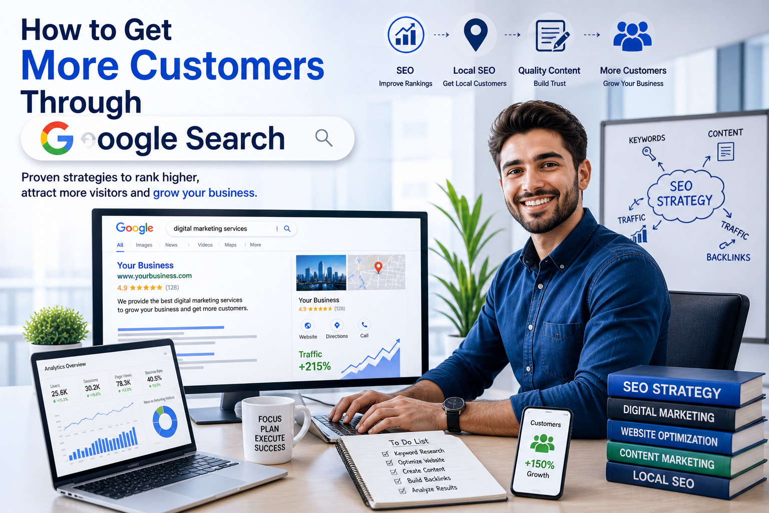 How to Get More Customers Through Google Search