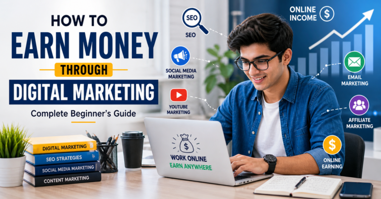 How to Earn Money Through Digital Marketing in 2026: Complete Beginner’s Guide