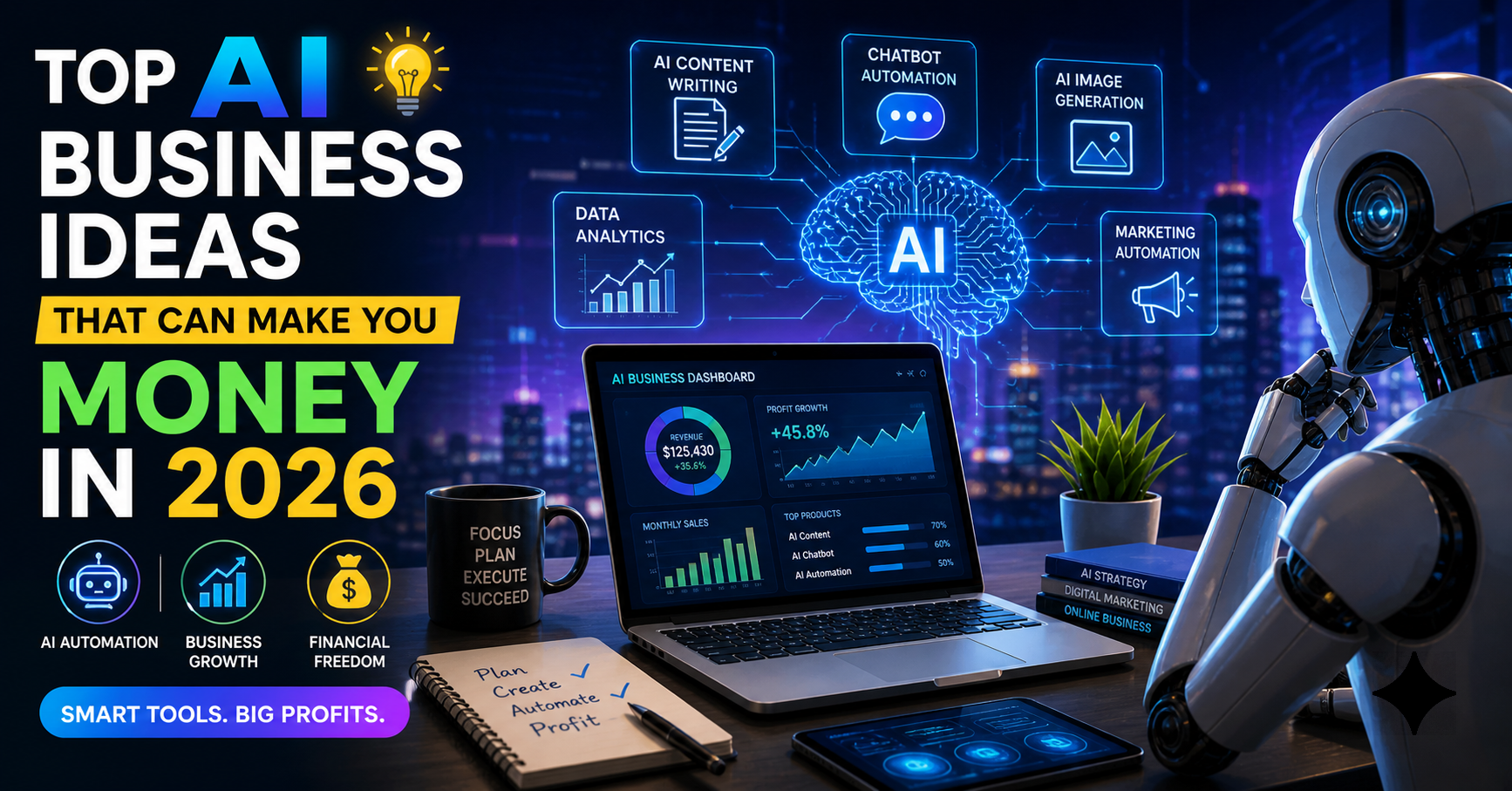 AI Business Ideas That Can Make You Money in 2026: The Complete Guide