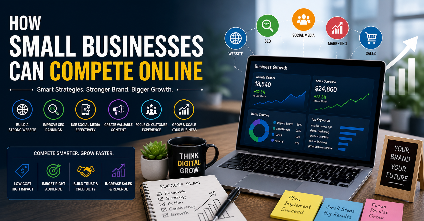 How Small Businesses Can Compete Online