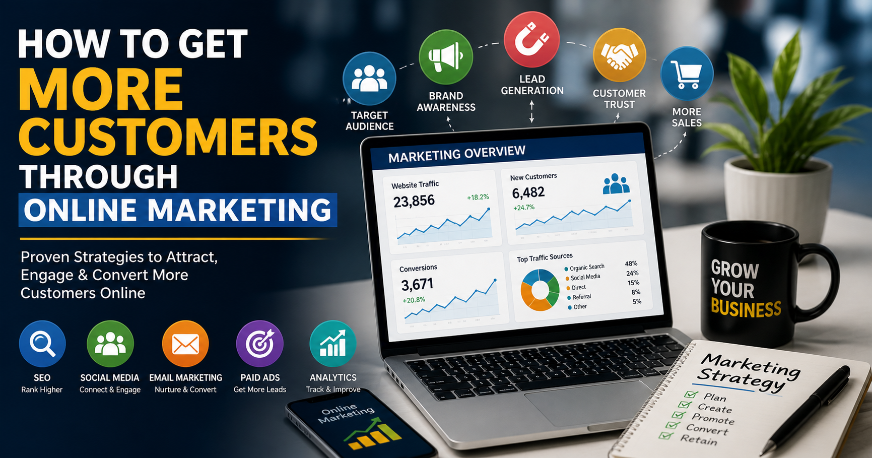 How to Get More Customers Through Online Marketing