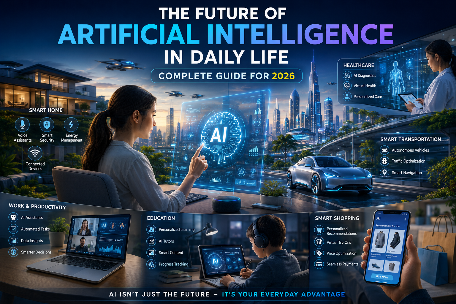 The Future of Artificial Intelligence in Daily Life: Complete Guide for 2026