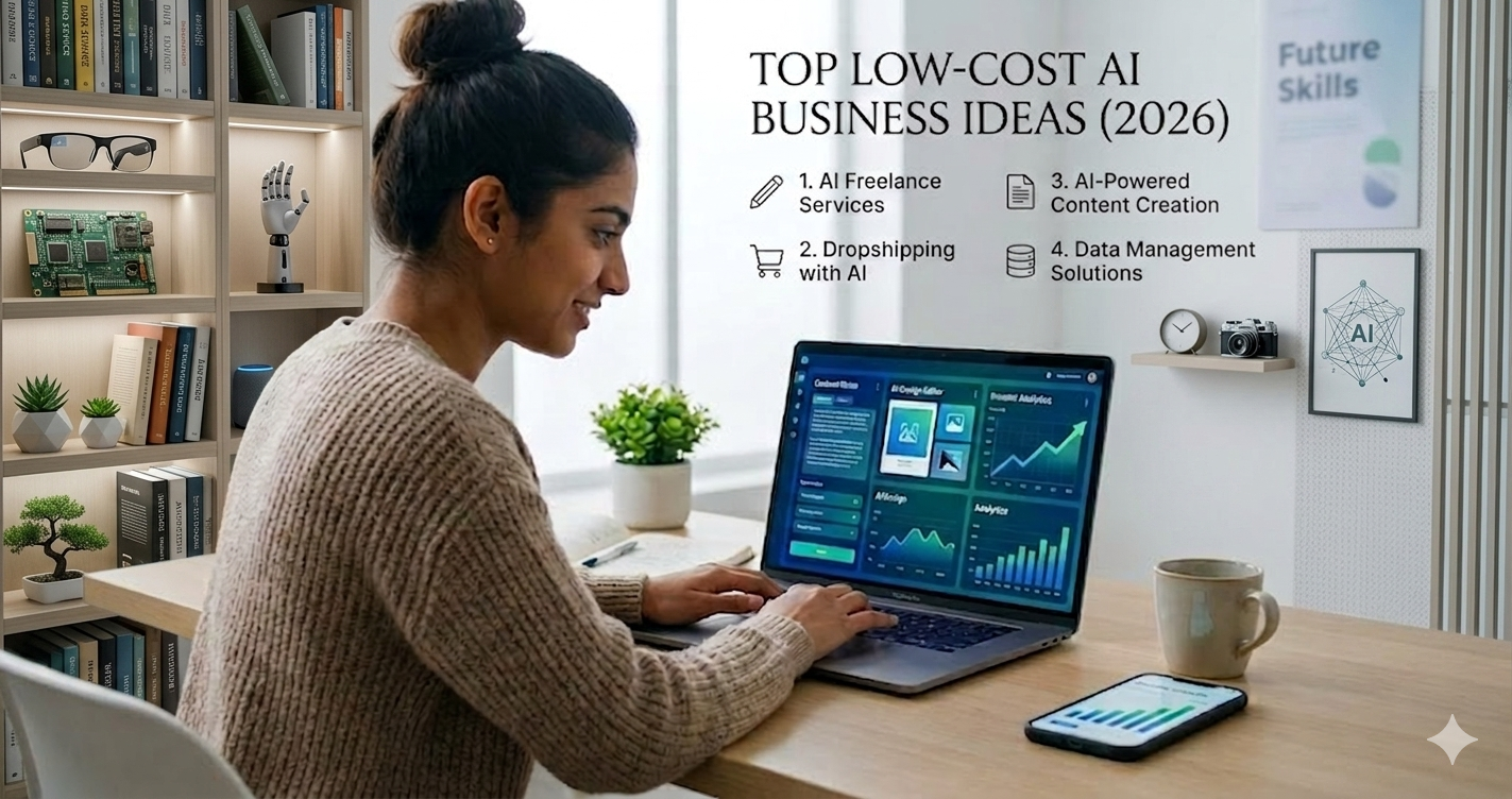 Best Low-Cost AI Business Ideas for Students in 2026