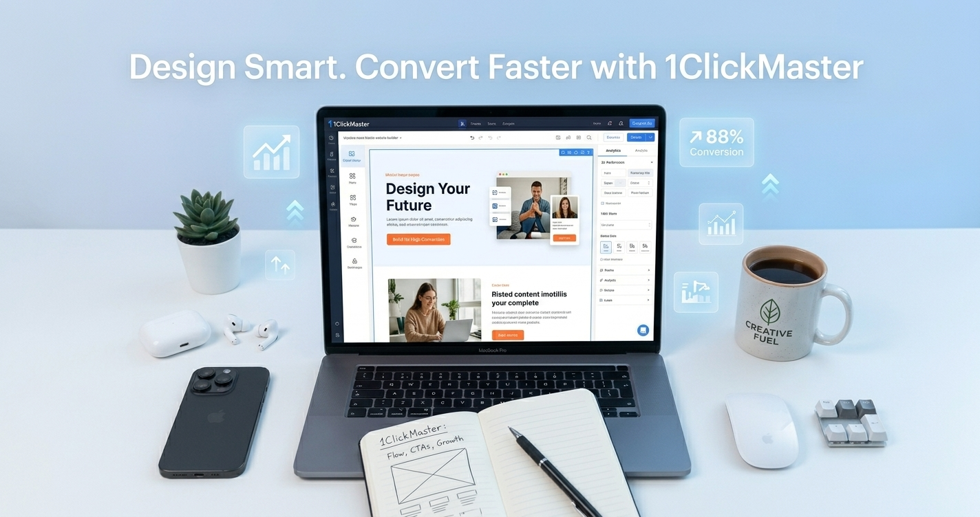 High-Converting Websites with 1ClickMaster Guide