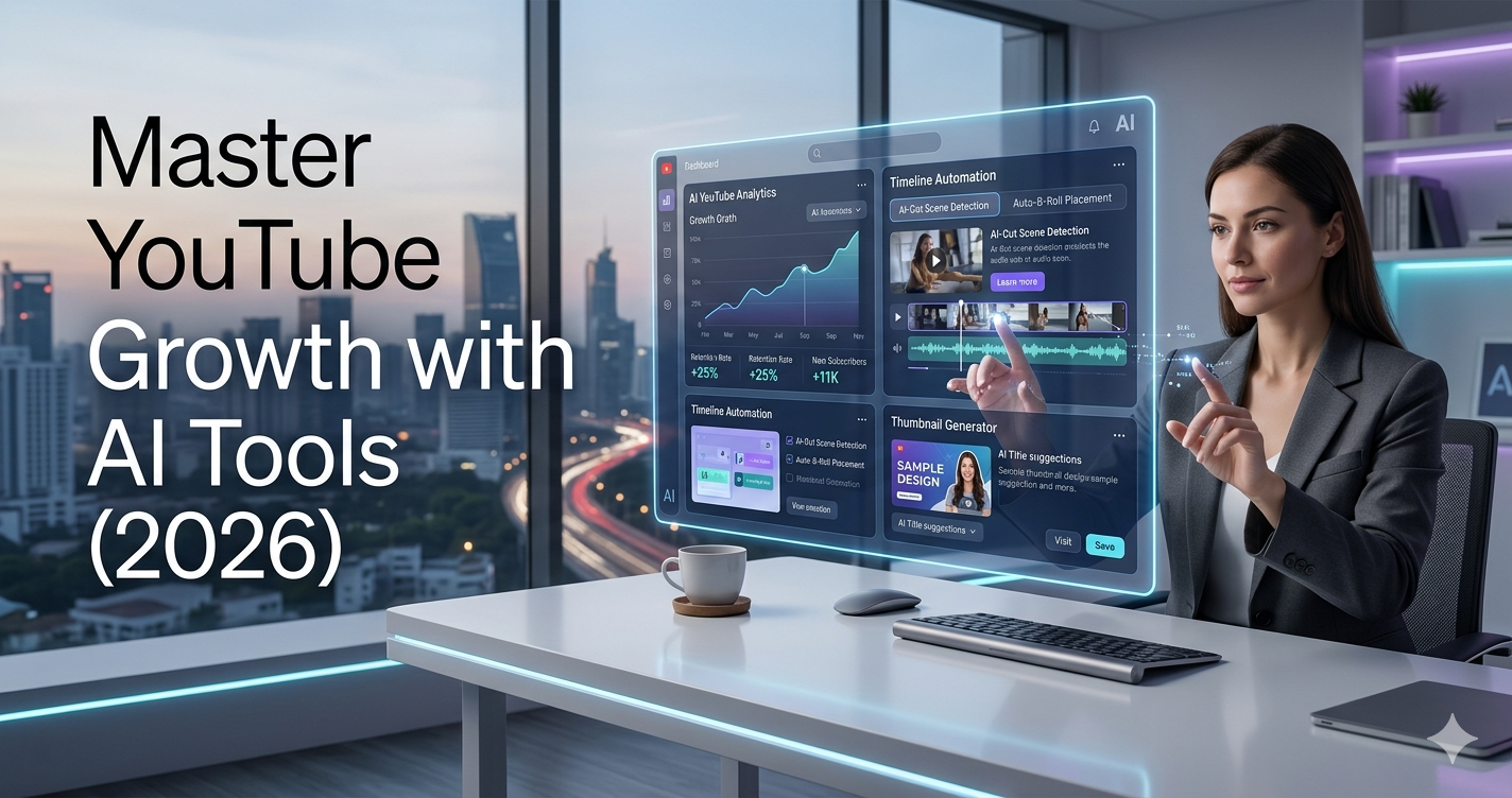 AI Tools for YouTube Growth and Video Editing: The Complete 2026 Guide for Creators